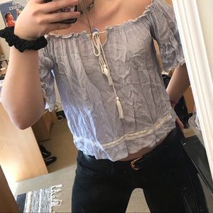 American Eagle. Off the shoulder top